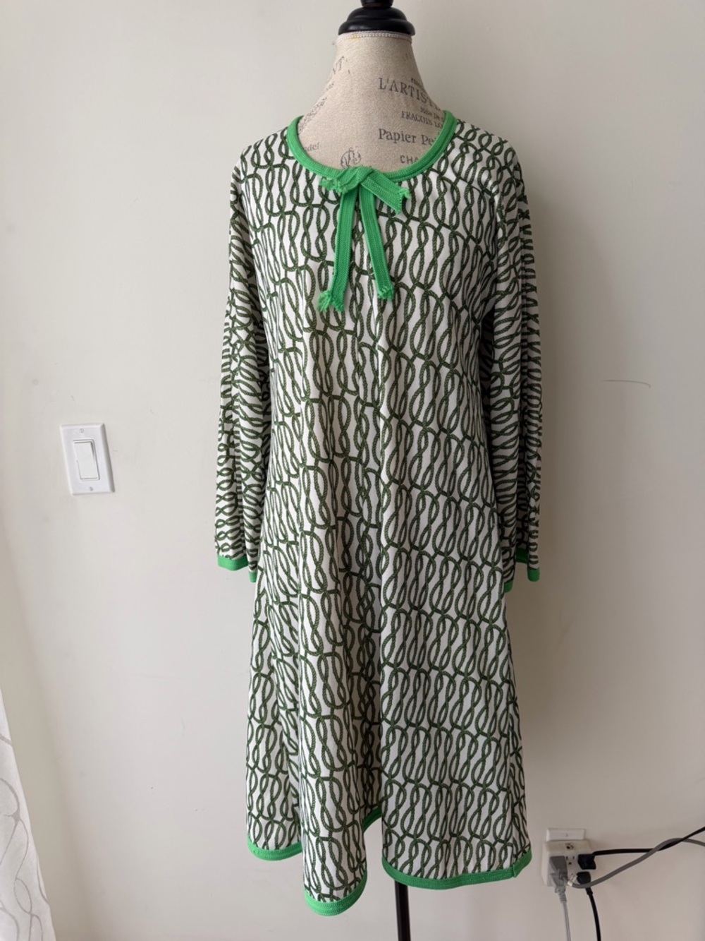 70s Vintage Caftan Maxi Dress